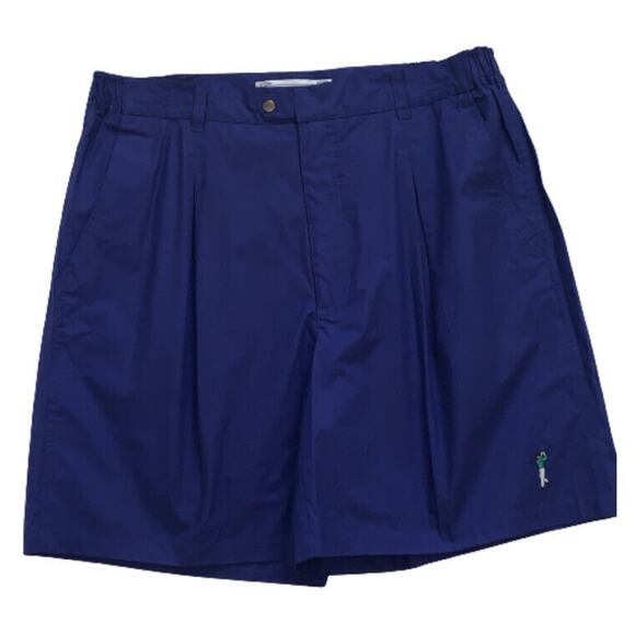 John Ashford Other - JOHN ASHFORD Golf Shorts Men Cotton Pleated Pockets Side Elastic Waist Large NEW